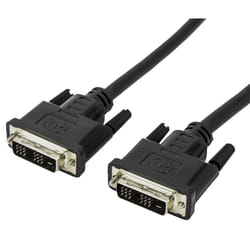 Techly 5.0m DVI-D Single Link M/M câble DVI 5 m Noir