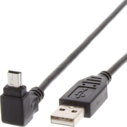 Techly 1.8m USB - Mini USB M/M câble USB 1,8 m USB 2.0 USB A Mini-USB B Noir