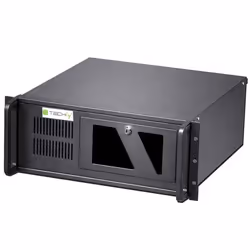 Techly I-CASE MP-P4HX-BLK2, Support, Serveur, Noir, ATX, Métal, 4U