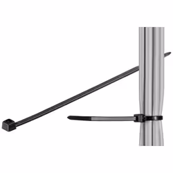 Techly 280 x 4.8mm, Nylon, Noir, 3 - 70 mm, CE, UL, RoHS, Reach, ISO 9001, 280 mm, 4,8 mm