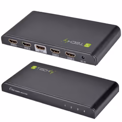 Techly IDATA HDMI-4K4 répartiteur vidéo 4x HDMI