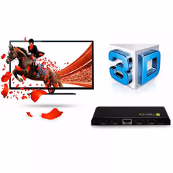 Techly IDATA HDMI-4K4 répartiteur vidéo 4x HDMI - Vue supplémentaire 5