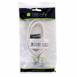 Techly 5.0m HDMI M/M câble HDMI 5 m HDMI Type A (Standard) Blanc