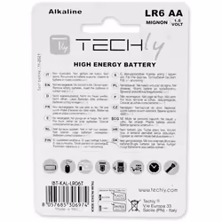 Techly LR06 AA 1.5V Batterie à usage unique Alcaline