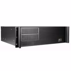 Techly I-CASE MP-P4HX-BLK4, Support, Serveur, Noir, micro ATX, Mini-ITX, ATX, Aluminium, Métal, 3U