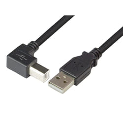 Techly 2.0m USB 2.0 A/B M câble USB 2 m USB A USB B Noir