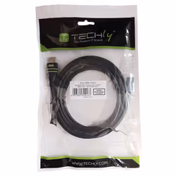 Techly 3.0m HDMI 1.4a/Micro HDMI D câble HDMI 3 m HDMI Type A (Standard) HDMI Type D (Micro) Noir