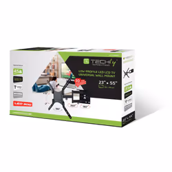Techly ICA-PLB 136M support pour téléviseur 55" Noir