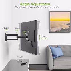 Techly ICA-PLB 136M support pour téléviseur 55" Noir - Vue supplémentaire 8