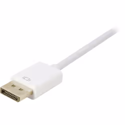 Techly 0.15m DisplayPort 1.2 - DVI-D M/F 0,15 m Blanc