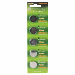 Techly IBT-KCR2016, Batterie à usage unique, CR2016, Lithium, 3 V, 5 pièce(s), 80 mAh