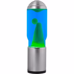 Lampe Lave 40 cm bleu/vert - Itotal