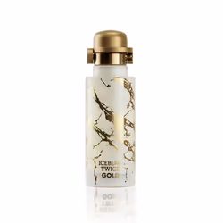 Iceberg Twice Gold, Hommes, 125 ml, Poivre noir, Cuir, Benjoin, Guaïac, Fève Tonka, Ambre, Vanille, Bois, Spray