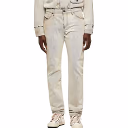 Jean Slim Blanc Homme Diesel Kras