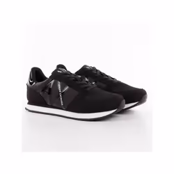 Basket Armani Exchange Line AX Femme Noir