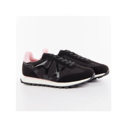 Basket Armani Exchange Shine Femme Noir