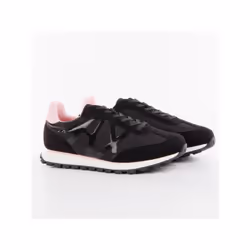 Basket Armani Exchange Shine Femme Noir