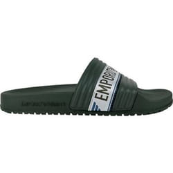 Claquette Emporio Armani Eagle Homme Kaki