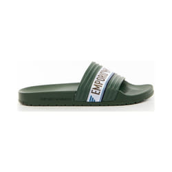 Claquette Emporio Armani Eagle Homme Kaki
