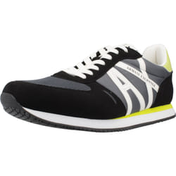 Basket Armani Exchange Retro runner Homme Gris