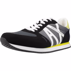 Basket Armani Exchange Retro runner Homme Gris