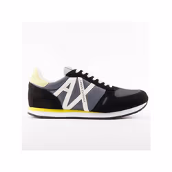 Basket Armani Exchange Retro runner Homme Gris