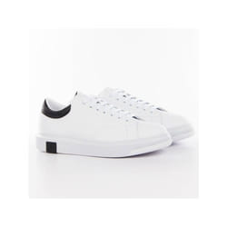 Basket Armani Exchange Eagle Homme Blanc