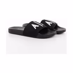 Claquette Armani Exchange Milano Homme Noir