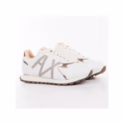 Basket Armani Exchange Eagle AX Femme Blanc