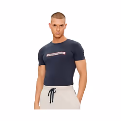 T shirt Emporio Armani Eagle Homme Bleu
