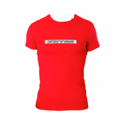 T shirt Emporio Armani Eagle Homme Rouge