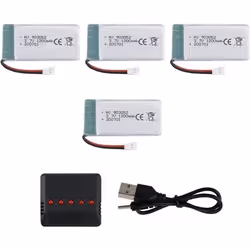 Batterie Li-Po 3.7V 1200mAh - YUNIQUE FRANCE - Pour Drone SYMA X5SC X5SW