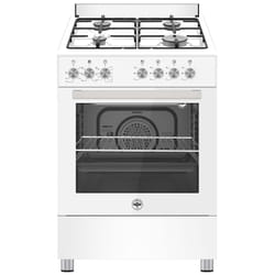 Bertazzoni La Germania SE664EB/24 Cuisinière Electrique Gaz Blanc A
