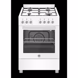 Bertazzoni La Germania SE664EB/24 Cuisinière Electrique Gaz Blanc A