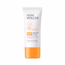 Anne Möller Bb Age Sun Resist Perfecting Cream Spf50+, Crème d’écran solaire, Visage, Tube, Anti-âge, Protection, Peau mature ...