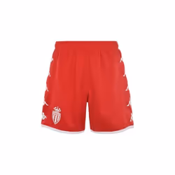 Short de football pour homme Kombat Ryder Pro AS Monaco - Rouge blanc - Respirant