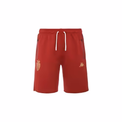 Short de Football - Kappa - Atrimyx AS Monaco Officiel - Léger et élégant - Rouge