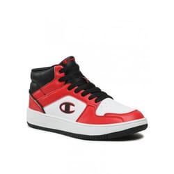 Baskets Homme - CHAMPION - Rebound 2.0 Mid - Blanc Multicolore - Confortable et Sécurisant