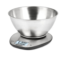 G3 Ferrari G20062 escabeaux de cuisine Acier inoxydable Comptoir Rond Balance de ménage électronique