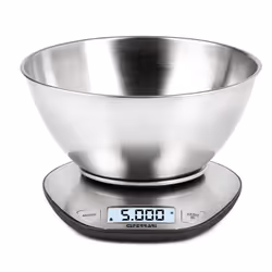 G3 Ferrari G20062 escabeaux de cuisine Acier inoxydable Comptoir Rond Balance de ménage électronique