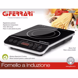 G3 Ferrari G10061 plaque Noir Comptoir Plaque avec zone à induction 1 zone(s)