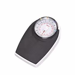 Girmi BP55, Pèse-personne mécanique, 136 kg, 500 g, Noir, Blanc, kg, kg/lb, lb, Ovale