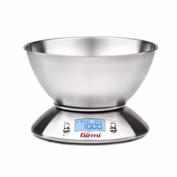 Girmi PS85, Balance de ménage électronique, 5 kg, 1 g, Acier inoxydable, Acier inoxydable, Acier inoxydable
