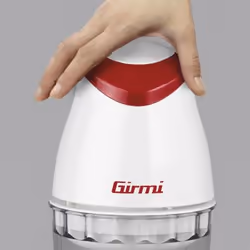 Girmi TR01 hachoir électrique 0,5 L 350 W Rouge, Transparent, Blanc