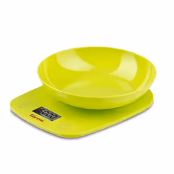 Girmi PS01, Balance de ménage électronique, 5 kg, 1 g, Vert, Comptoir, Rond