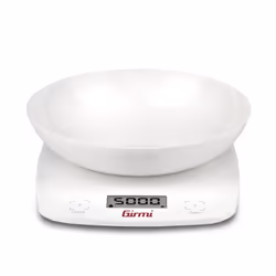 Girmi PS01 Blanc Comptoir Rond Balance de ménage électronique