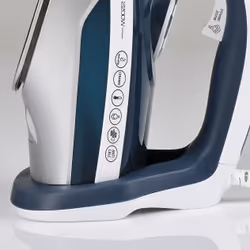 Girmi ST60 Fer à repasser à sec ou à vapeur Semelle en acier inoxydable 220 W Bleu, Argent, Blanc - Vue supplémentaire 4
