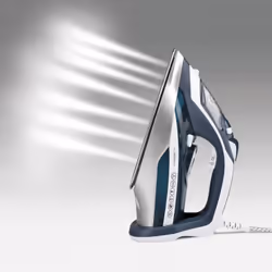 Girmi ST60 Fer à repasser à sec ou à vapeur Semelle en acier inoxydable 220 W Bleu, Argent, Blanc - Vue supplémentaire 5