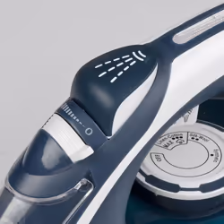 Girmi ST60 Fer à repasser à sec ou à vapeur Semelle en acier inoxydable 220 W Bleu, Argent, Blanc - Vue supplémentaire 6