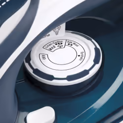 Girmi ST60 Fer à repasser à sec ou à vapeur Semelle en acier inoxydable 220 W Bleu, Argent, Blanc - Vue supplémentaire 7